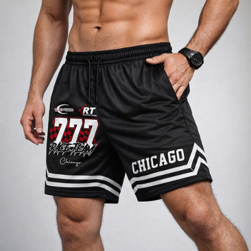Bermuda Basquete Masculina Chicago Race Team Cod 486