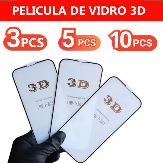 Kit 3Pcs/5Pcs/10Pcs Película De Vidro 3D Temperado Para Samsung A04 A04S A04 CORE A04E A14 A24 A34 A54