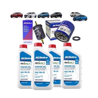 Kit 4 Oleo + Filtros 5W30 Onix Tracker Cruze Turbo 2021/2022 em Oferta na Shopee