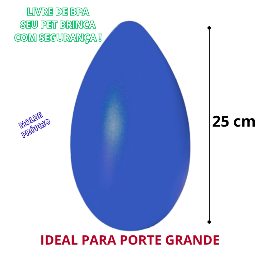 Brinquedo Interativo Mordedor Anti Stress Para Cachorro Ovo Maluco Porte GRANDE Pet em Oferta na Shopee