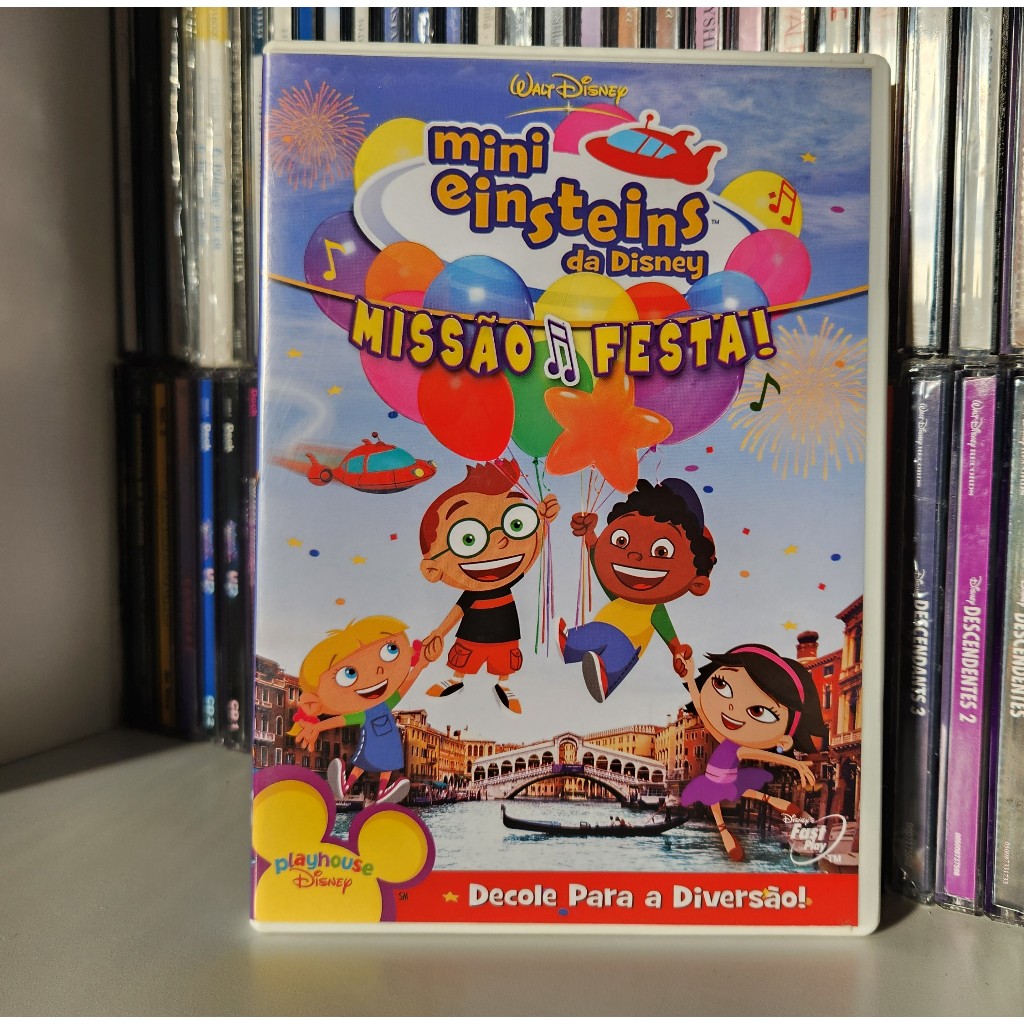 DVD MINI EINSTEINS DA DISNEY -MISSÃO FESTA