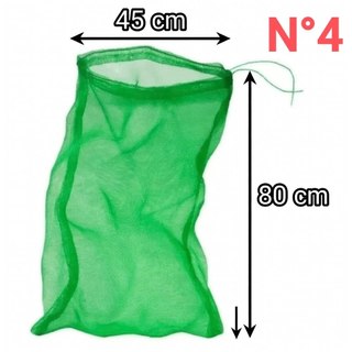 Saco Para Peixes Material de Pesca Sambura Covo Nylon Verde Sacola 80cm x 45cm Pescaria Viveiro Rede Represa