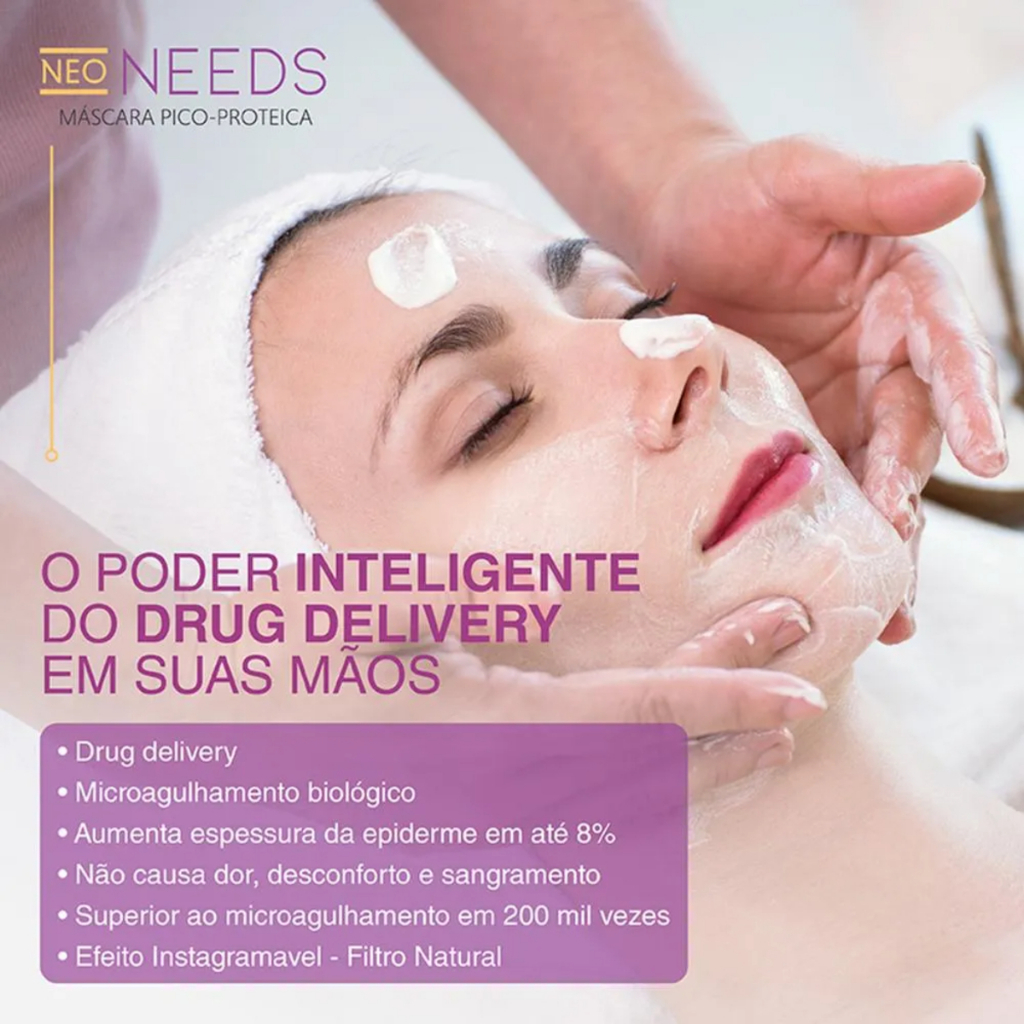 Máscara Pico-Proteica Esfoliante E Revitalizante Neo Needs Facial Bel Col 100g