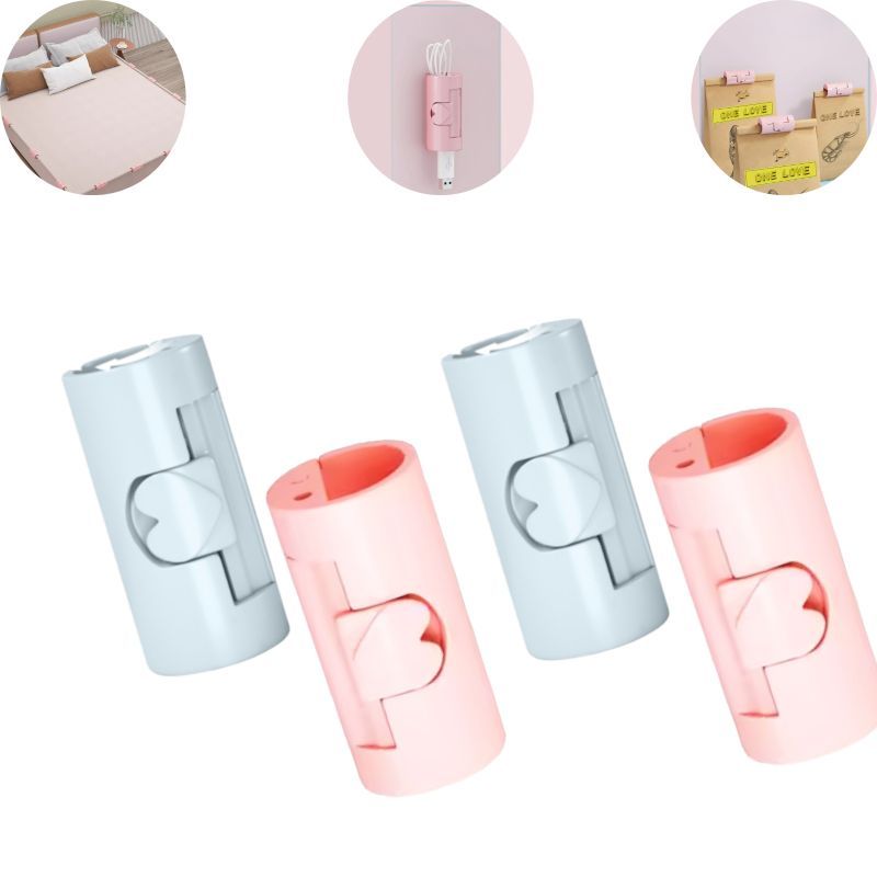 Kit Prendedor Mágico Multiuso Embalagem Lençol Cabide Roupas Papel Azul Rosa 6U 10UN 20UN 50UN ULTRA