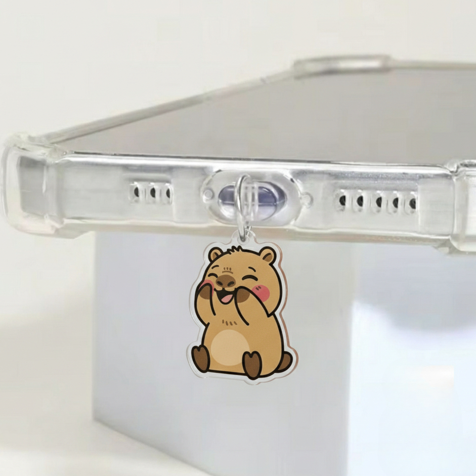 Kit 5 Plug Tampa Anti Poeira Celular Pingente Protetor Anti Sujeira Decorativo Kindle Tablet Iphone