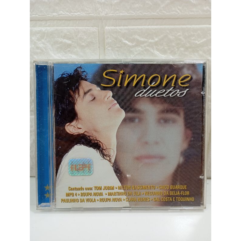 CD SIMONE DUETOS - CANTANDO COM TOM JOBIM - MILTON NASCIMENTO - CHICO BUARQUE - MPB4 - CD usado conservado - REF: CD98