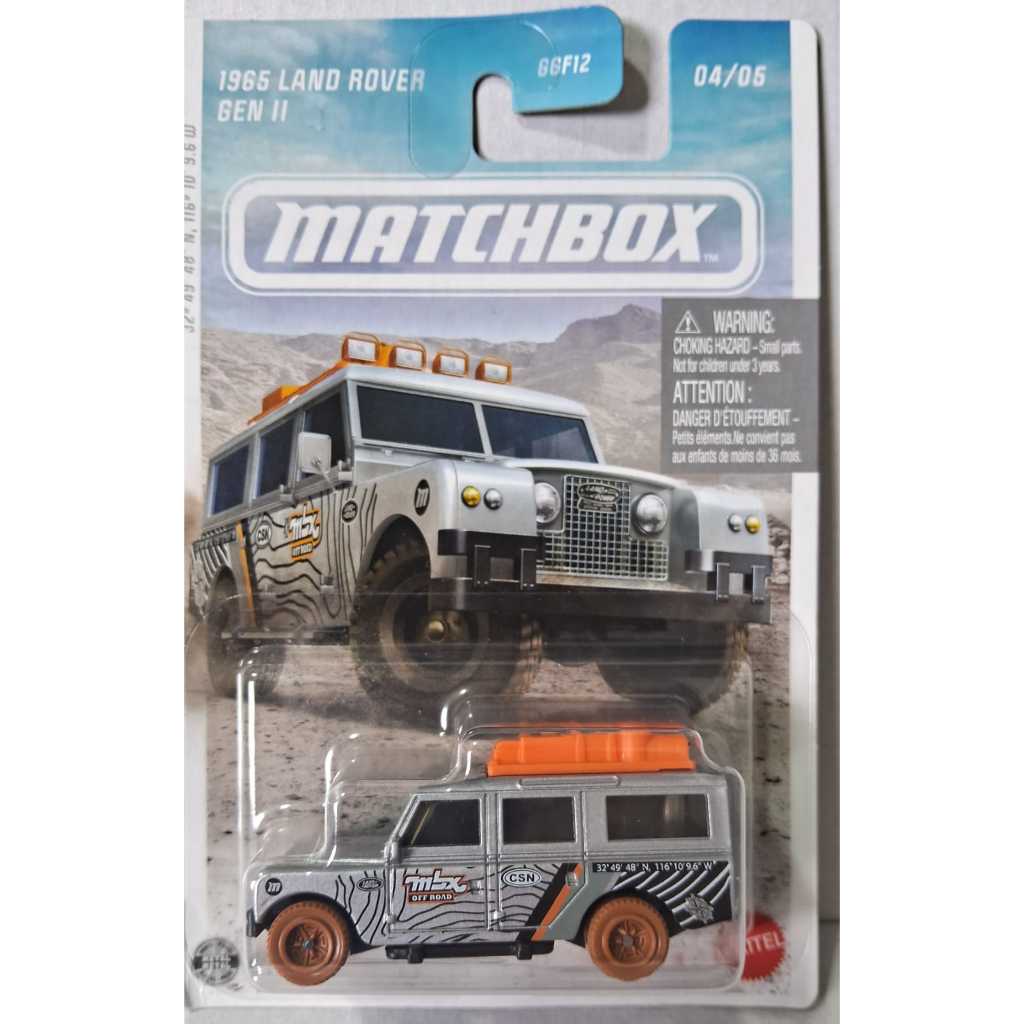 Miniatura Matchbox 1965 Land Rover Gen II  edição 2026