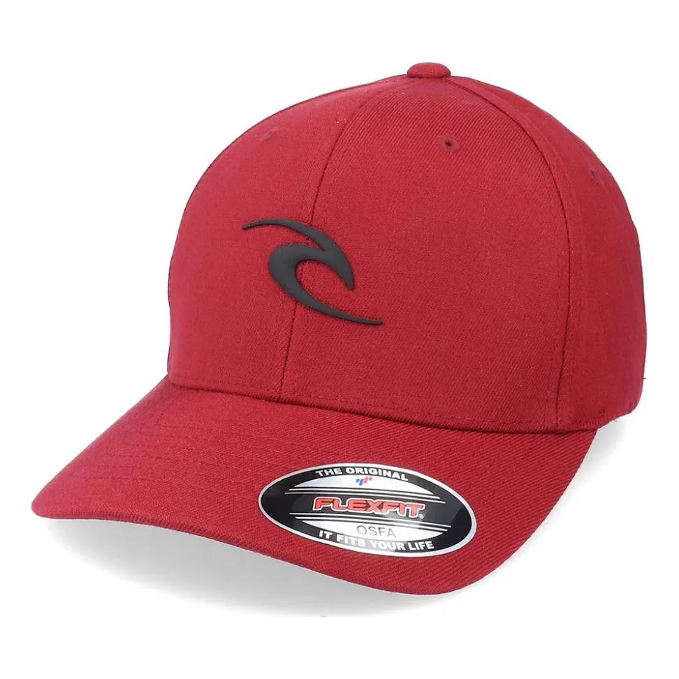 Boné Rip Curl Aba Curva Tepan Weld Vermelho