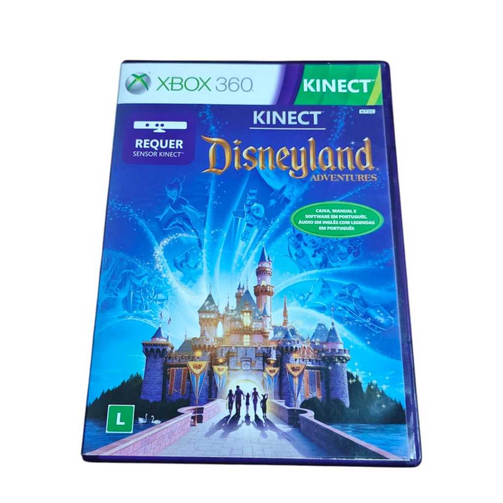 (USADO) Jogo Kinect Disneyland Adventures Xbox 360 Mídia Física