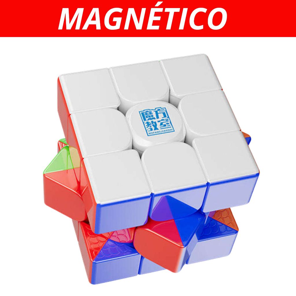 Cubo Mágico 3x3x3 Moyu Meilong 3M V2 Magnético