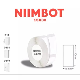 NIIMBOT Papel Etiqueta Niimbot D110 D101 D11 15x30mm 195un