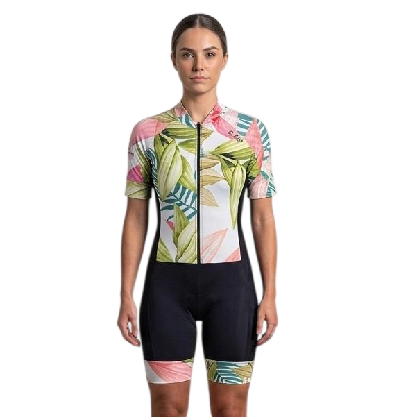 Macaquinho de ciclismo Feminino Macacão Ciclista Bike Forro em GEL Pedalar Bicicleta