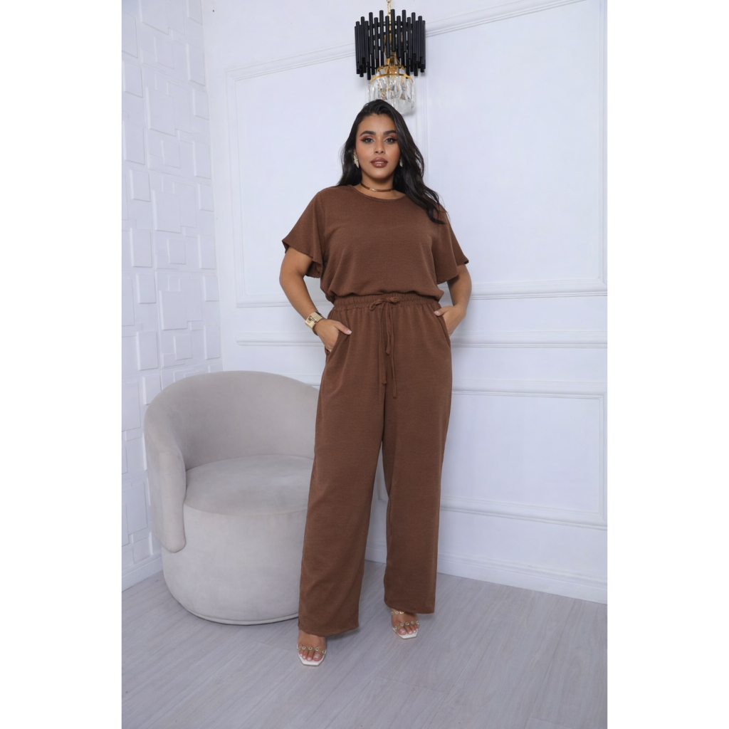 Conjunto Plus Size 48 ao 58 social feminino saia e blazer plus size plush alfaiataria Cropped Elegante Pantalona