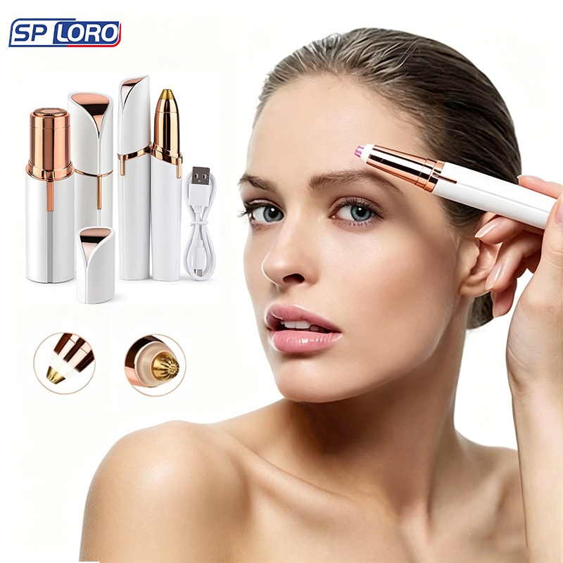 Caneta Depiladora Sobrancelhas Design Indolor Flawlbss Recarregável Indolor - XMD-02