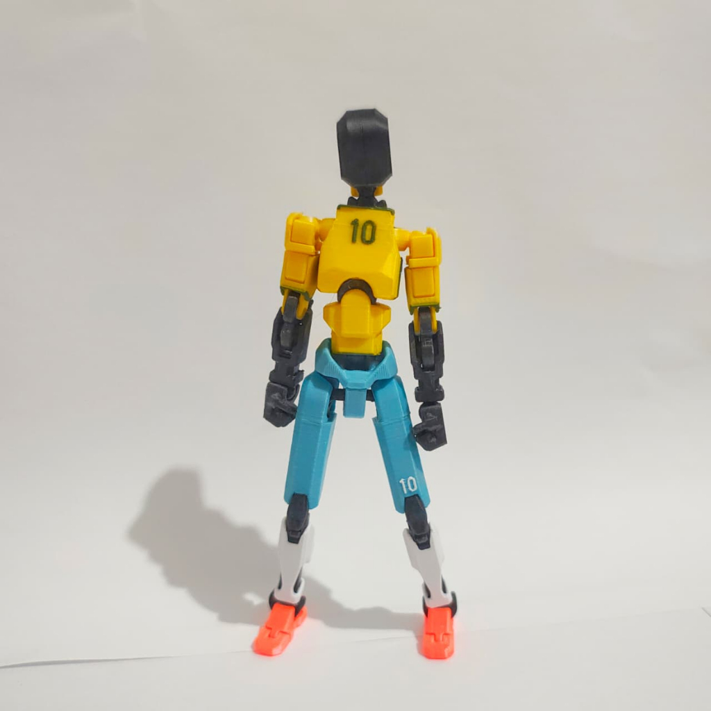 Boneco Articulado Dummy Seleção Brasileira Camisa Curta DIY + 4 Mãos Extra