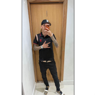 Calça Jeans Preta Masculina Moda Digital Influencer em Oferta na Shopee