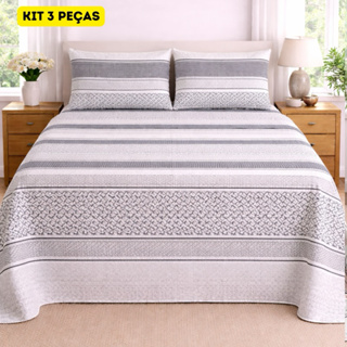 Kit Lençol 3Pçs Percal 500 Fios Casal Queen Linha Luxo Premium em Oferta na Shopee