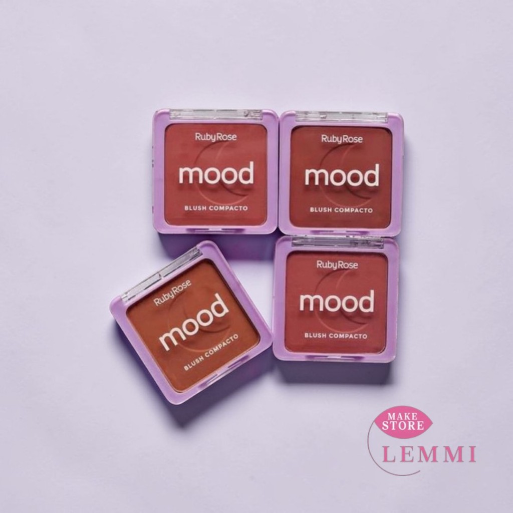 Blush Compacto Mood - HBF582 - Ruby Rose