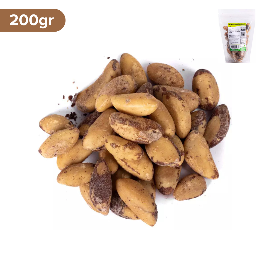 Castanha do Pará Defumada 200g Snack Crocante Natural Relva Verde