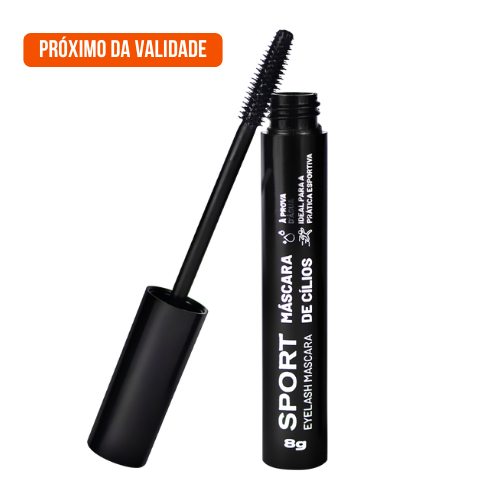 Rímel Máscara de Cílios Sport Eyelash preta 8g Lançamento A Prova de Água validade agosto2026