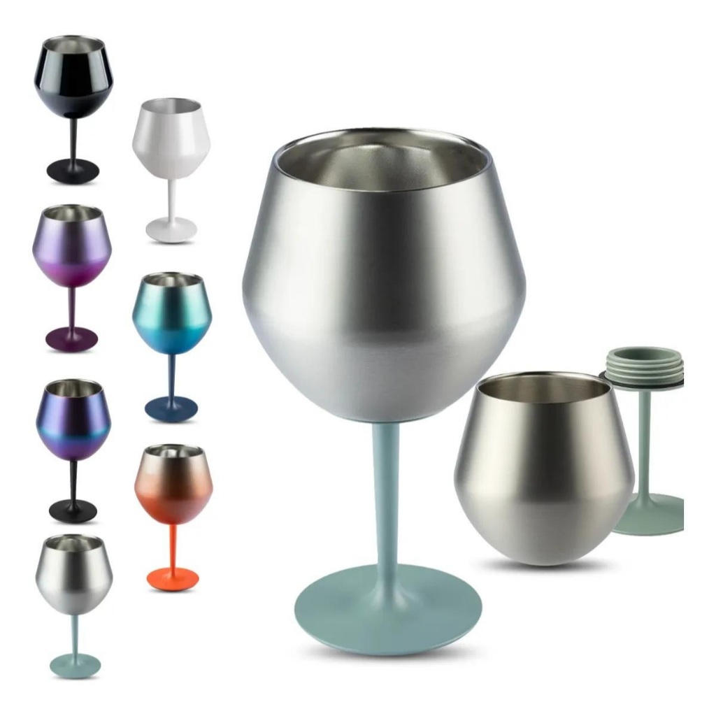 Imagem Taça Copo Prismático 414ml 2 em 1 Térmico – Perfeito para Café, Drinks e Bebidas Quentes ou Geladas