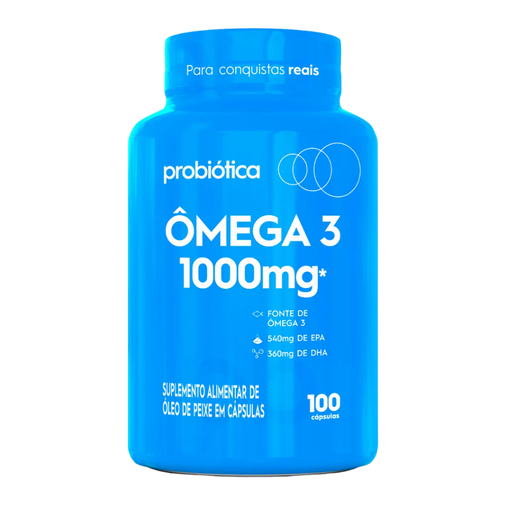 Ômega 3 1000mg - 100 Cápsulas - Probiótica