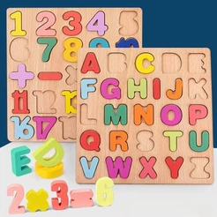 Brinquedo Educativo Pedagógico Tabuleiro Infantil Letras Números e Formas Geométricas