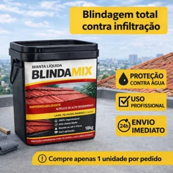 Borracha líquida contra infiltração e goteira 18L