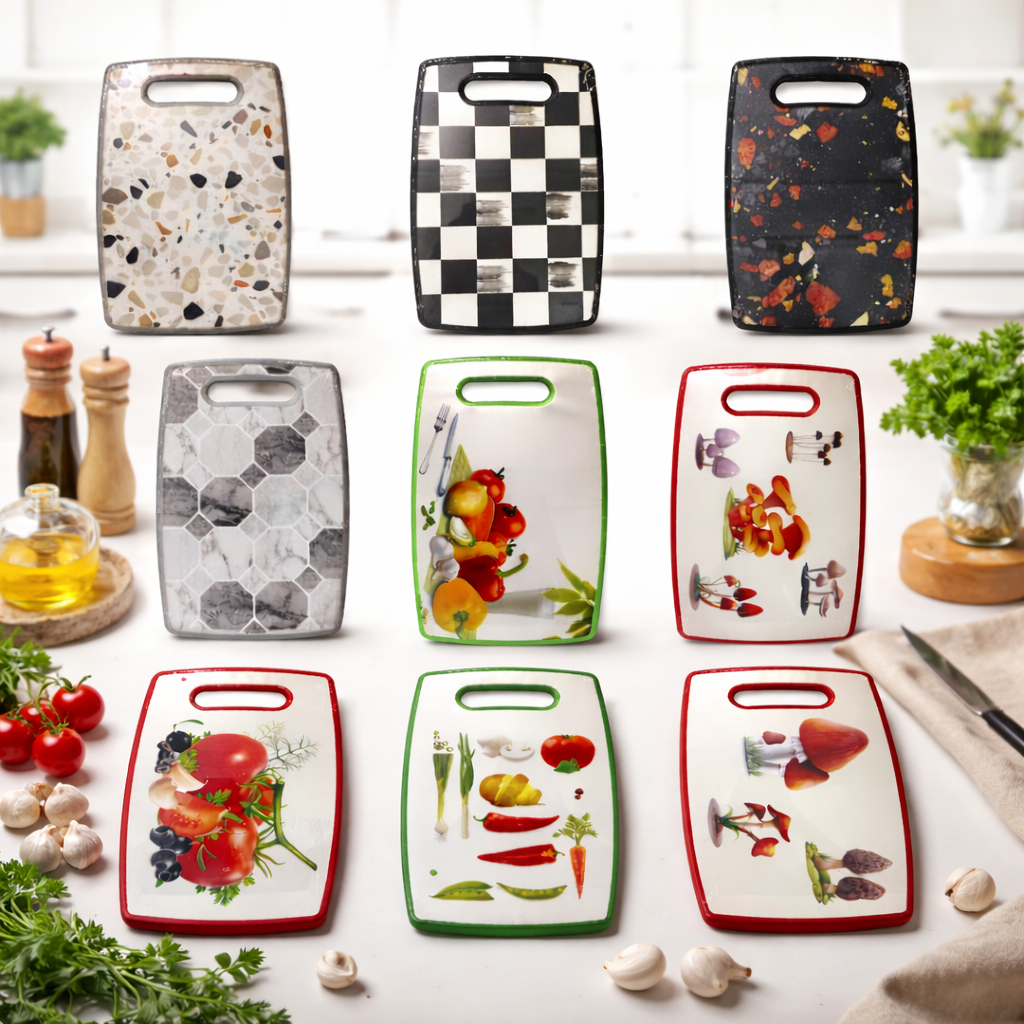 Tábua de Corte tamanho maior Plástica Decorada - Diversos Modelos e Estampas Grande