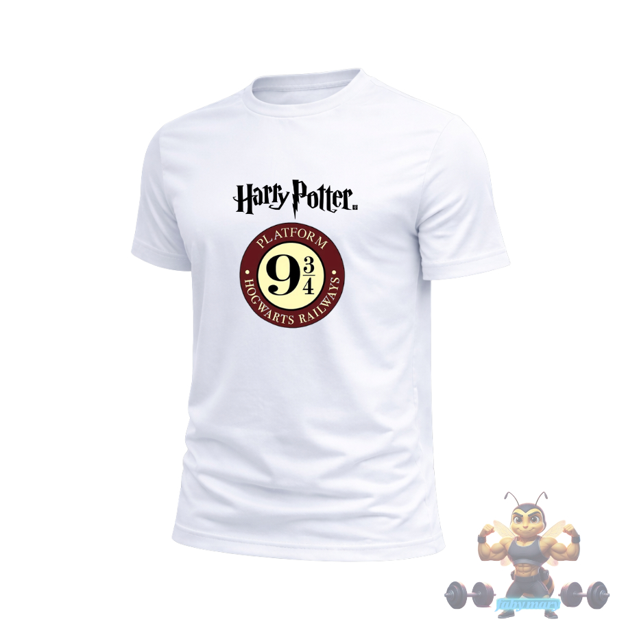 Camiseta Esportiva Premium HERRY POTTER - Tecnologia Dry-Fit Leve Academia Lazer Esporte Corrida Laser Casual