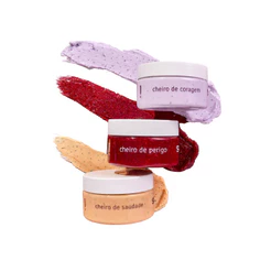 Kit 3 Esfoliantes Corporais Femininos Perigo Saudade Coragem 200ml Spoiler