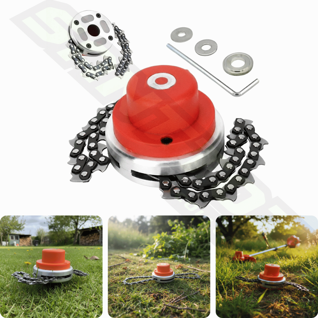 Lâmina Corrente Trimmer para Roçadeira Aparador de Grama Jardim Grama Brushcutter