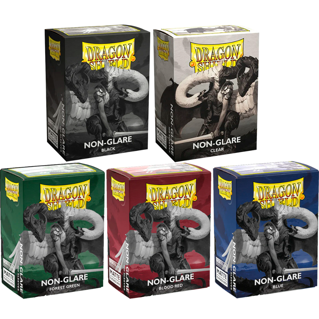 Dragon Shield Sleeves Non Glare Matte 100 Protetores Standard Para Cartas Magic Pokemon One Piece Dragon Ball