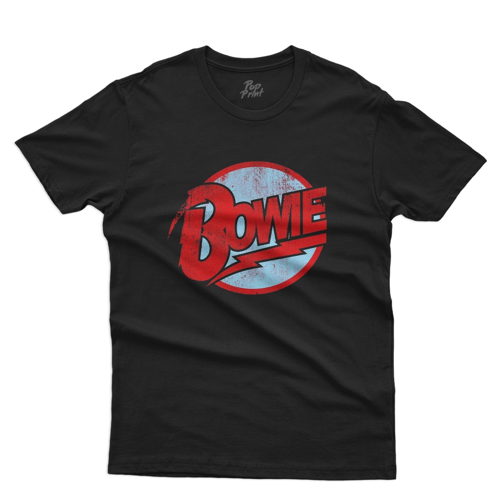Camiseta David Bowie Ziggy Stardust Rock Glam Banda Unissex 100% Algodão | Estampa Vintage MS-24