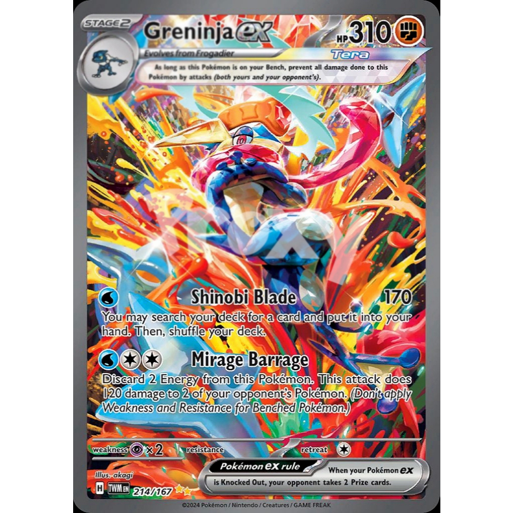 Carta Greninja Ex Avulsa Holográfica Personalizada Impressa Sob Demanda Para Teste Umbreon