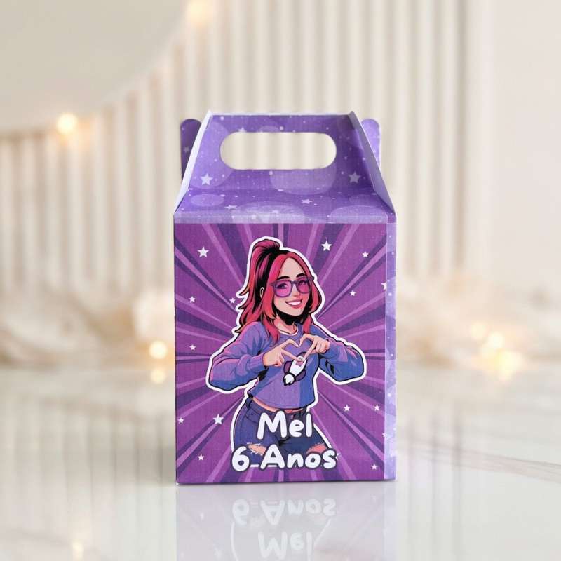 Caixa MALETINHA Katlen Emili VickCaixa Personalizada Com Nome | Mimos Aniversário Lembrancinhas Personalizados Kit Festa
