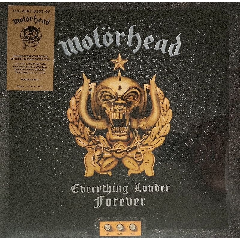 Motörhead-Everything Louder Forever-lp duplo primeira prensagem importado gatefold-LACRADO-vinil-Motorhead