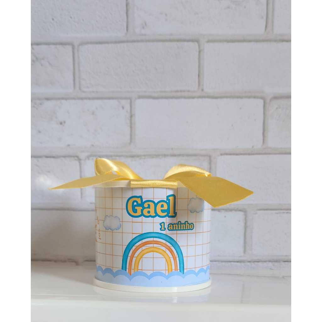 Kit Tubolatas personalizadas 5x6 - Lembrancinha de Aniversário Primeira Volta ao Sol / Diversos temas, Maternidade, Chá 