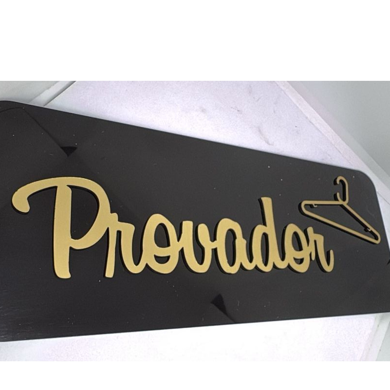 Placa Para Provador Acrílico!