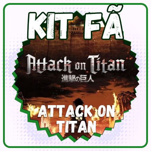 Kit Fã Attack on Titan - FANMADE aot Levi Erin Mikasa Armin Hange série desenho anime Mangá Surpresa presente