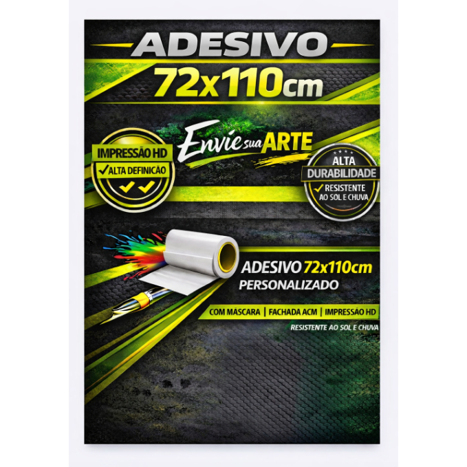 Adesivo Super aderente I Tamanho Premium: 72x110cm I Melhor opção do mercado