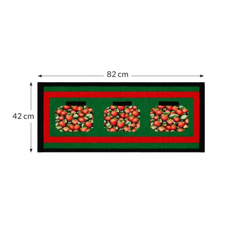 Tapete de retalhos patchwork potes ideal para cozinha feito em tricoline 100%algodão.