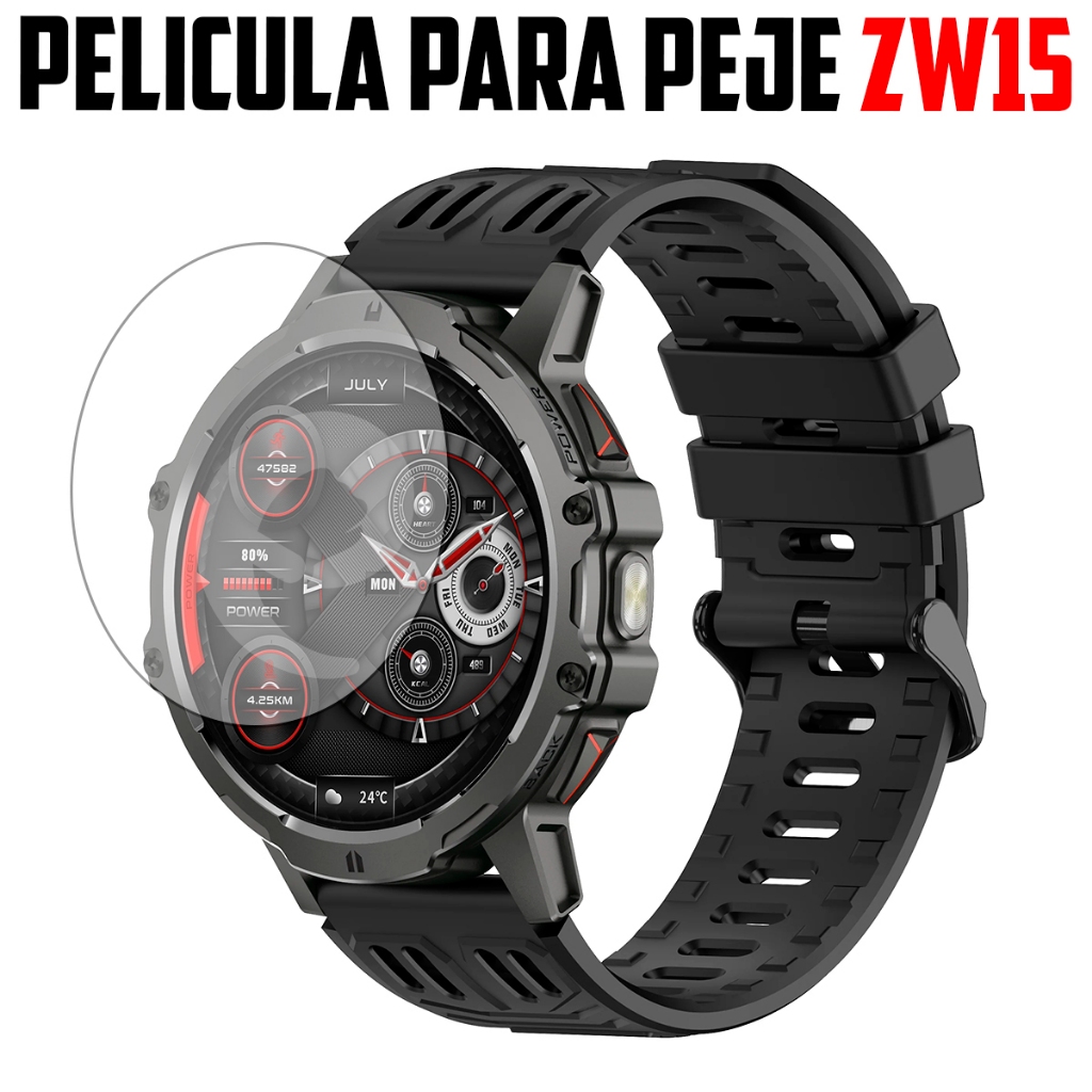 Película para Smartwatch PEJE ZW15 de vidro temperado Proteção de Tela