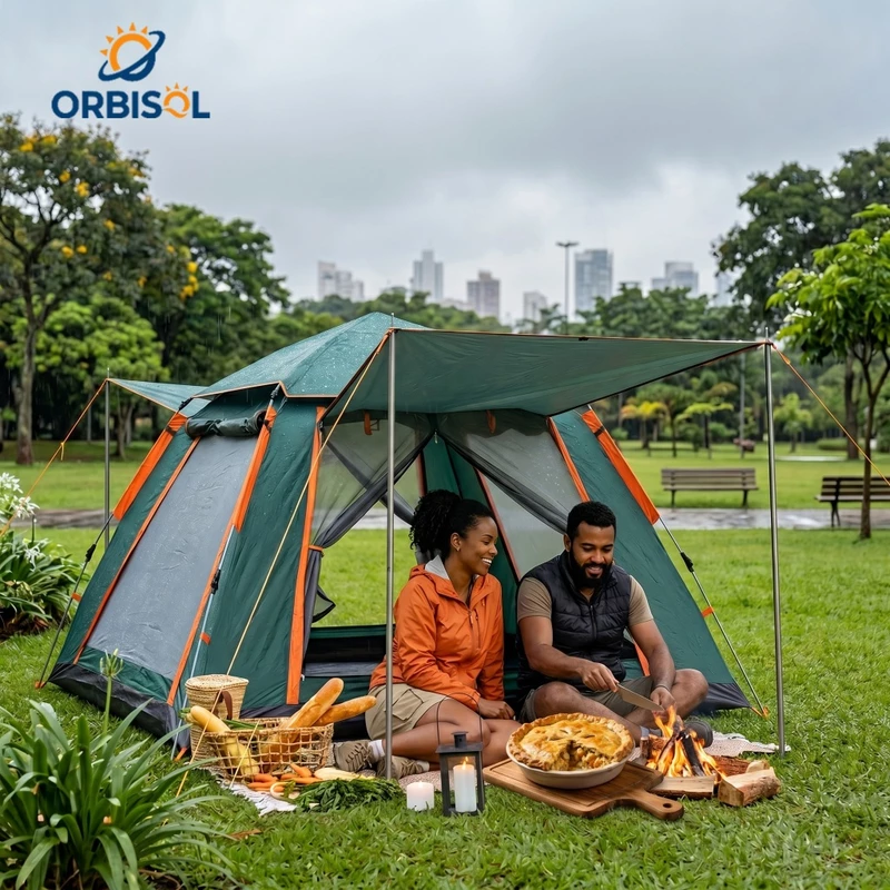 Barraca de Camping Automática Portátil Grande Impermeável — foto 6