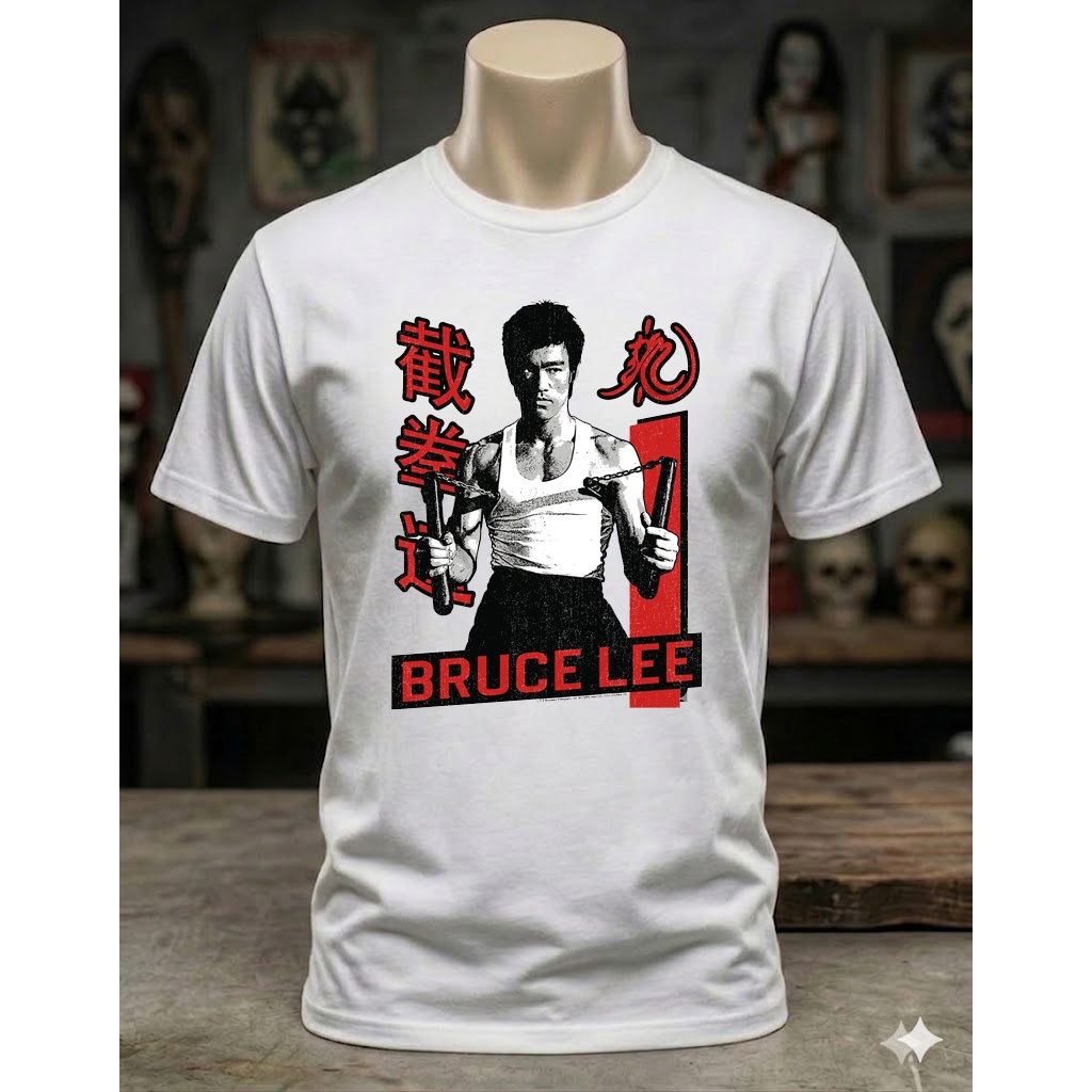 Camiseta Bruce Lee DIVERSOS MODELOS Kung Fu Filme Ação Luta