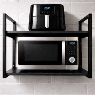 Suporte Microondas Air Fryer Forninho Impressora Prateleira de parede 2 andar MULTIUSO