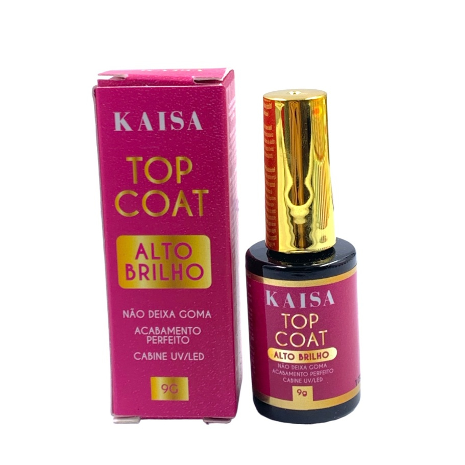 Top Coat Luxo Kaisa Alto Brilho 10ml - Original