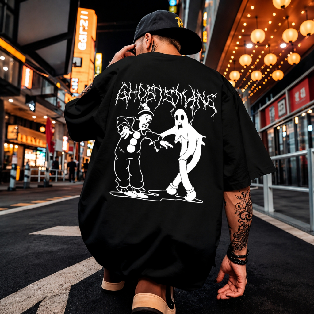 Camiseta Oversized Estampada Rapper Ghostemane Algodão Premium Moda Streetwear Envio Rápido