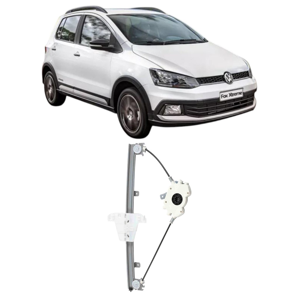 Elevador Vidro Elétrico Dianteiro S/motor Fixação Mabuchi Fox 2 portas 2003 A 2021