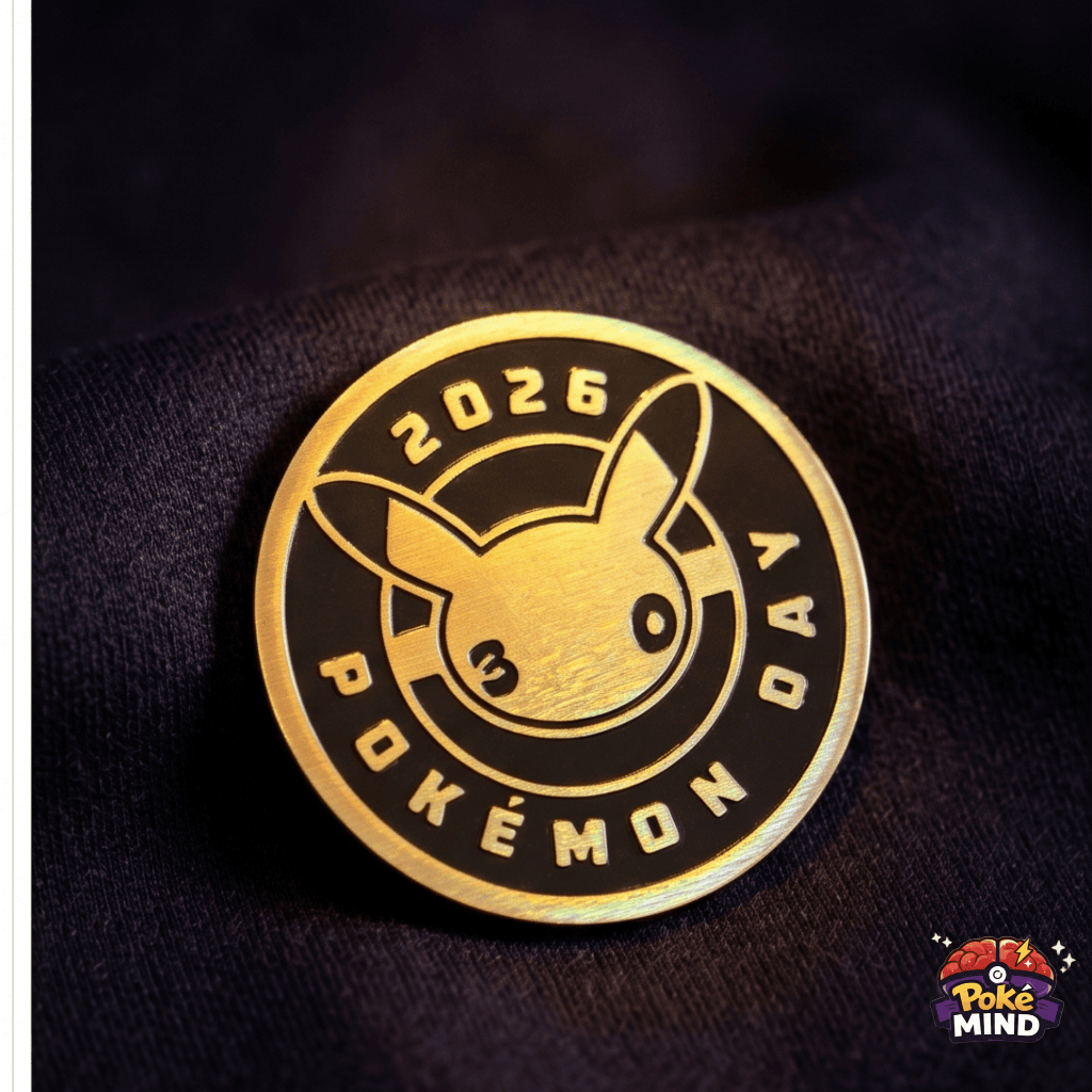 Moeda Colecionável Pokémon Day 30 anos